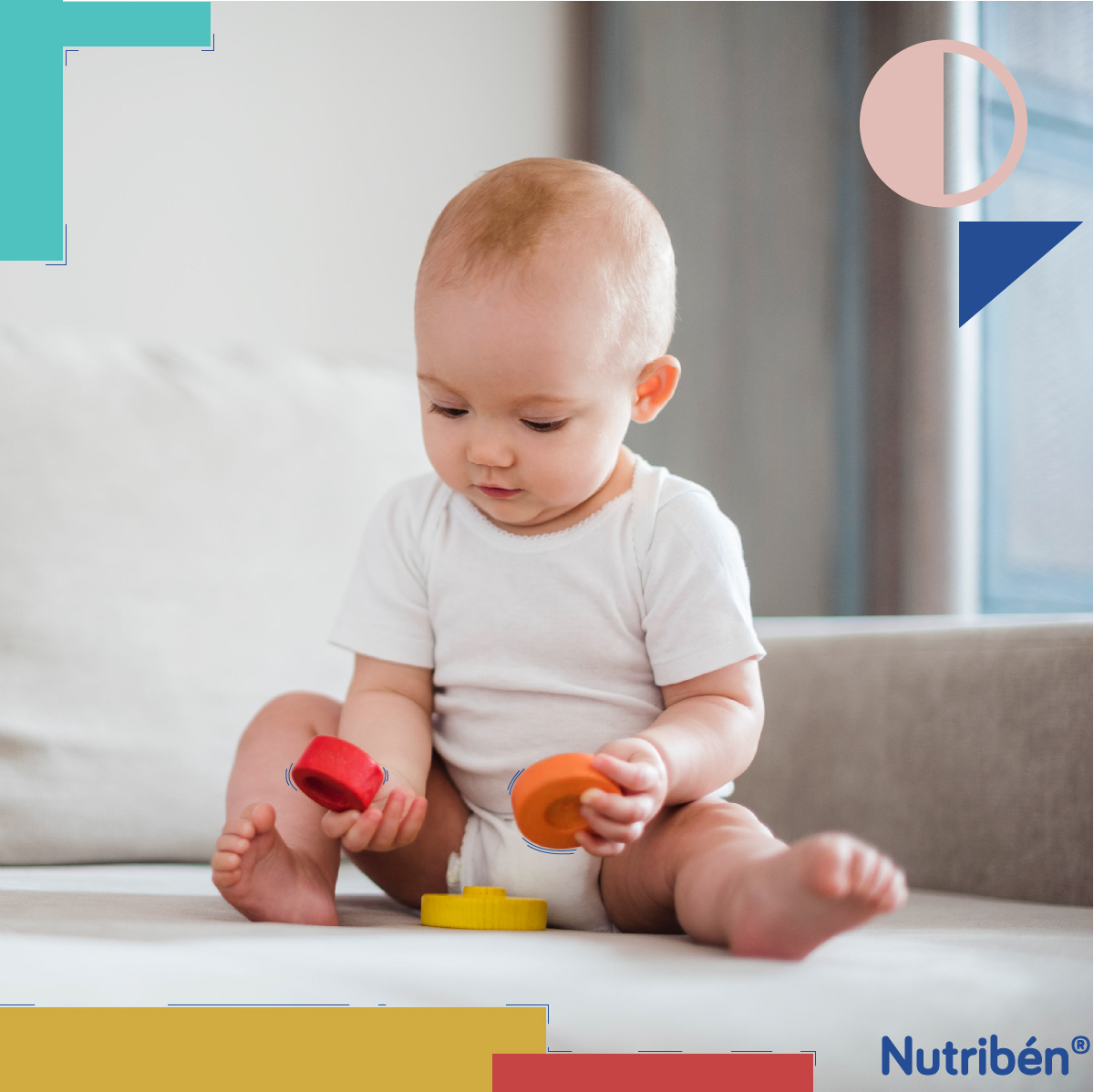 Estimulación para bebés de 0 a 6 meses de edad